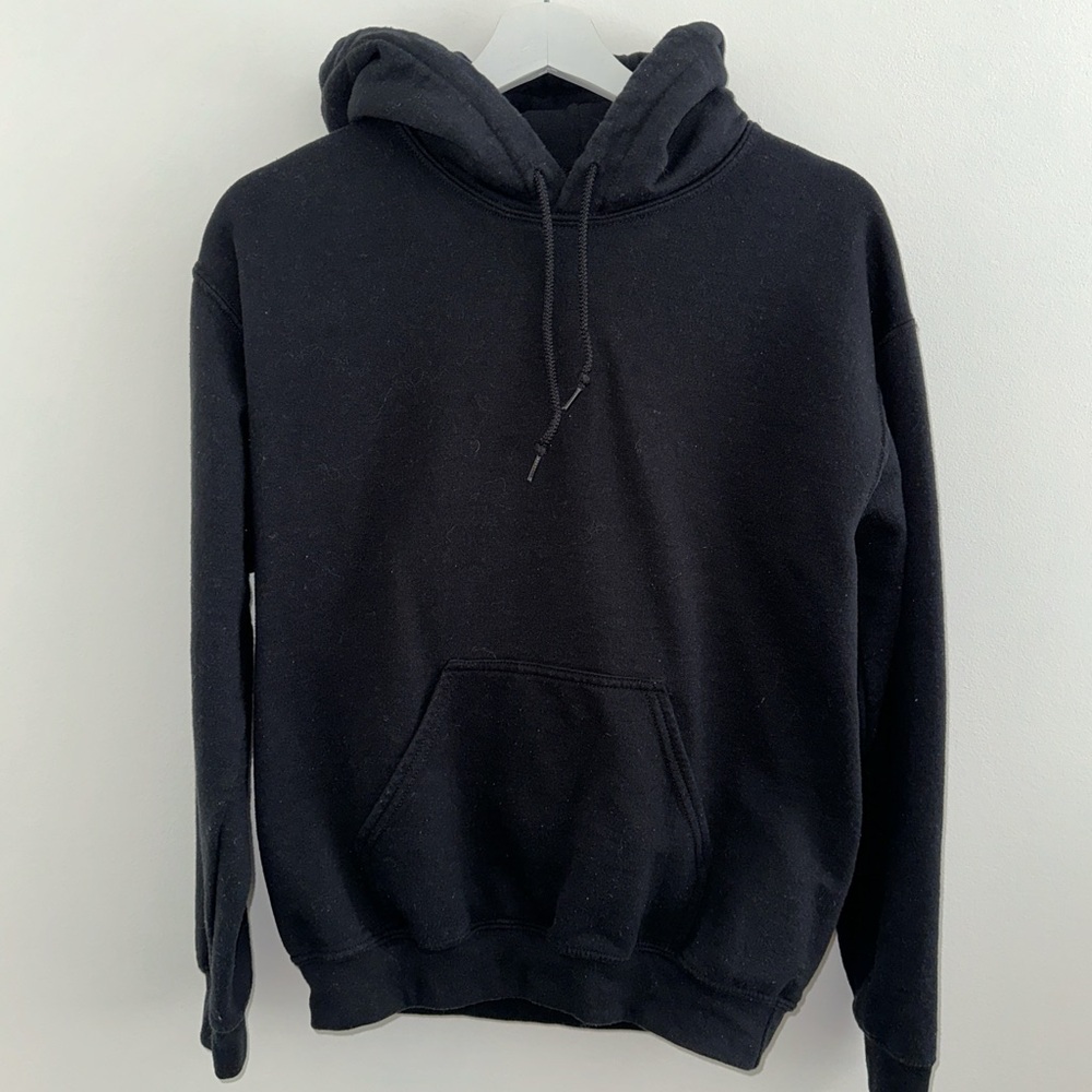Cozy Black Pullover Hoodie